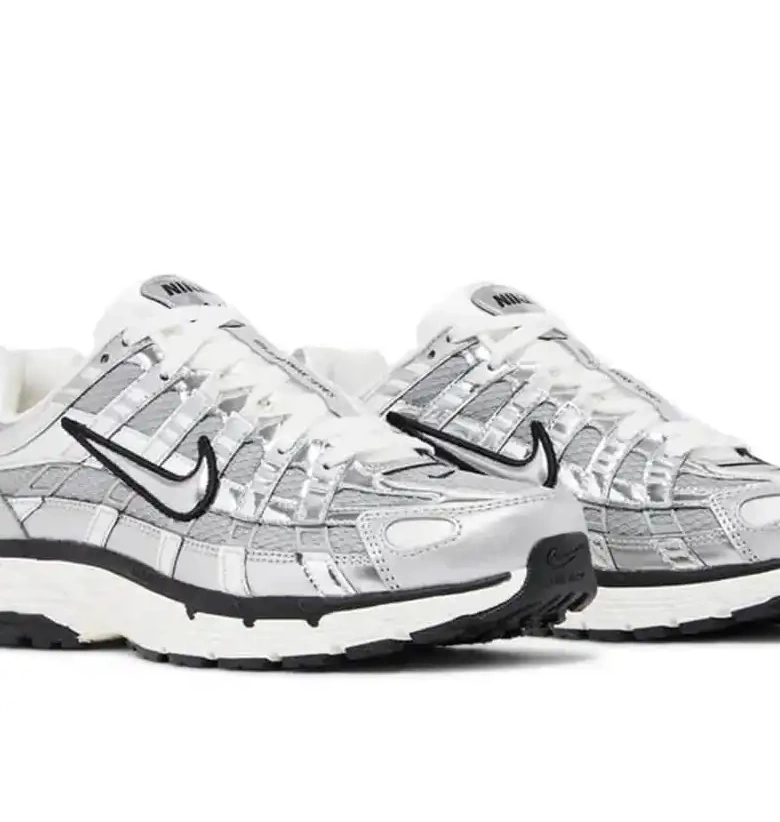 Metallic Nike P-6000 Silver 0621